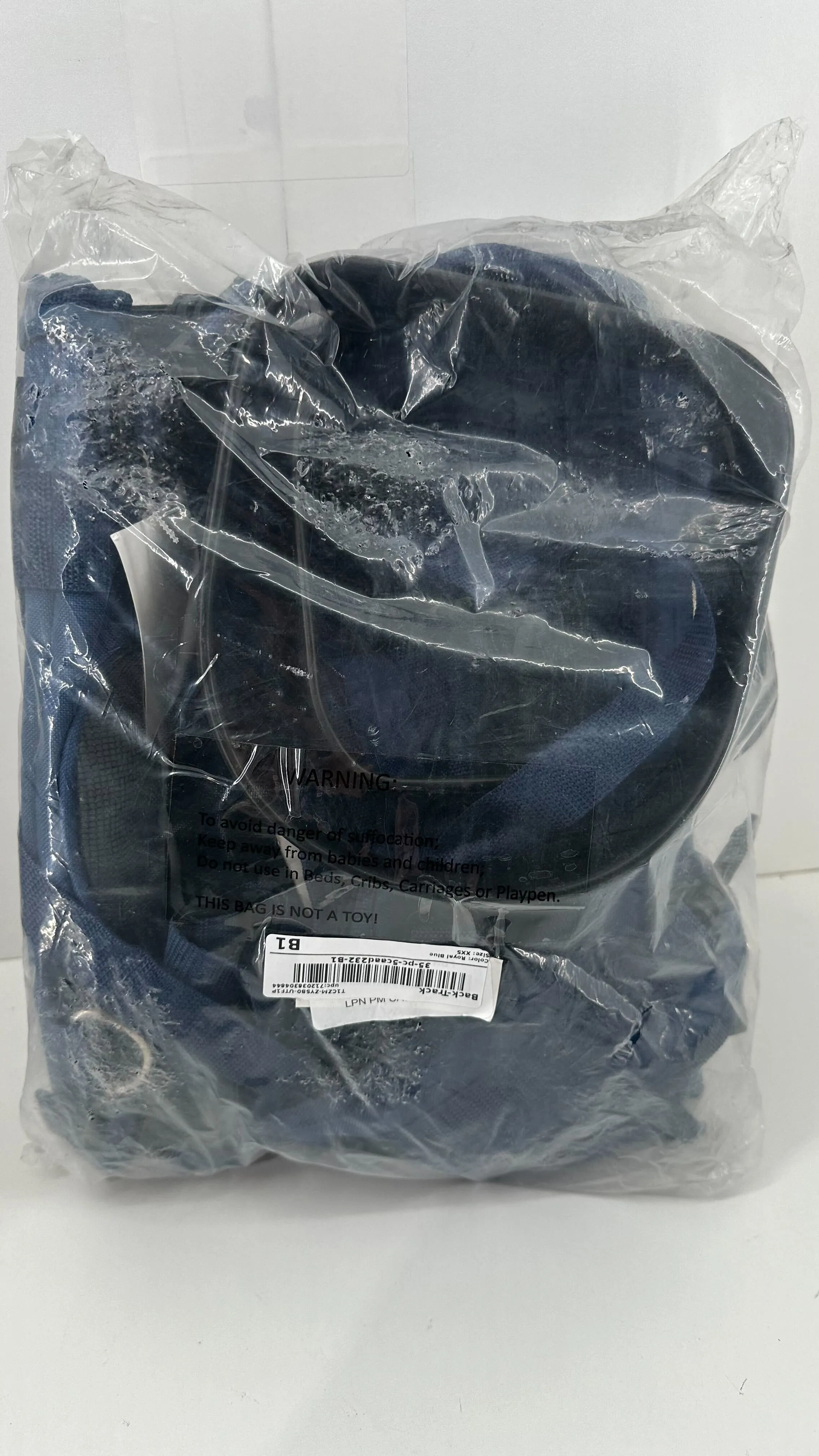 6 In 1 Sturdy Pet Carrier Backpack Color Royal Blue Size XXSmall