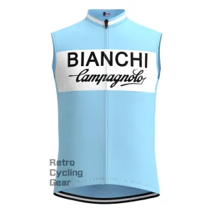 Bianchi Blue Retro Cycling Vest