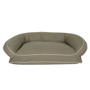 Canvas Cuddler Bolster Bed | Sage