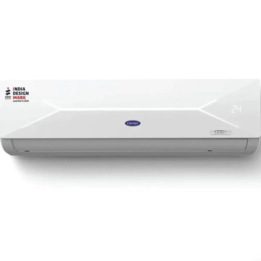 Carrier 20K XPERT EDGE FXi 5S 1.5 Ton 5 Star Inverter Split AC (CAI20PE5R35W0, Alpha HybridJet, 5230W, Copper Condenser, WiFi)