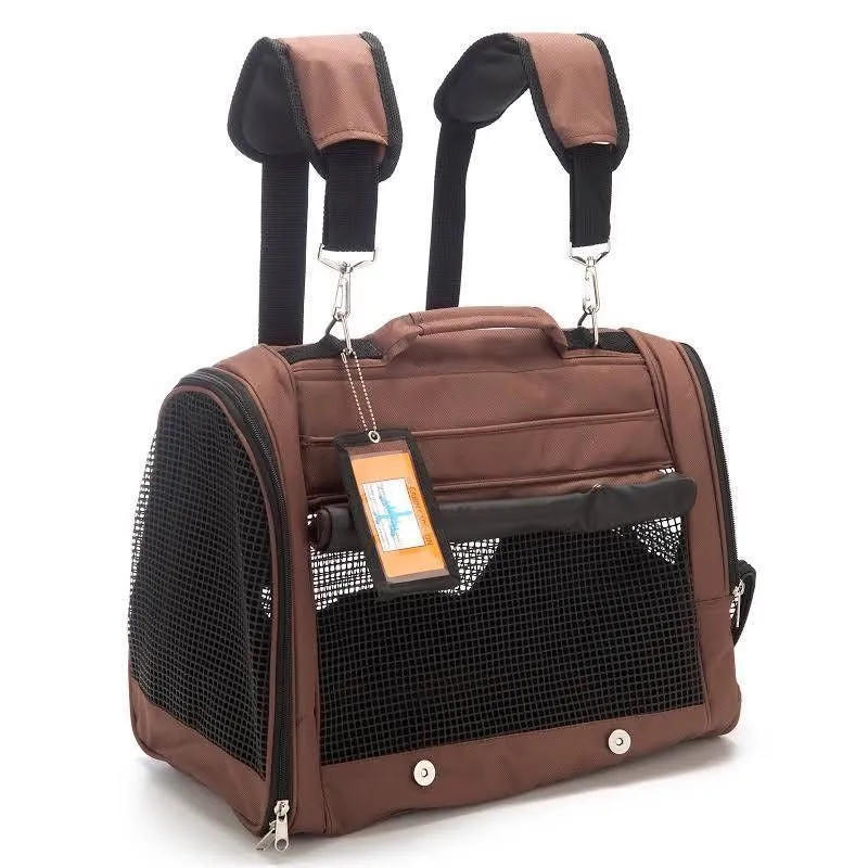 Dog Pet Cat Backpack Convertible Carrier Airline Approved