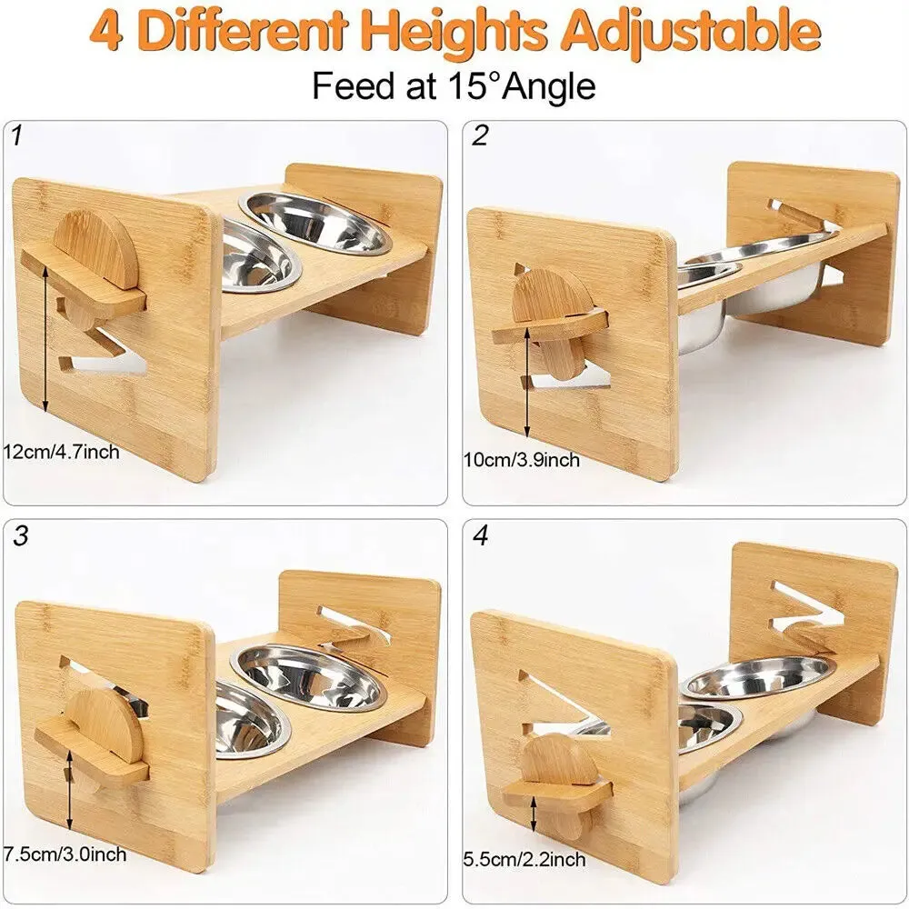 Elevated Dog Bowls with Stand Raised Dog Bowls 4