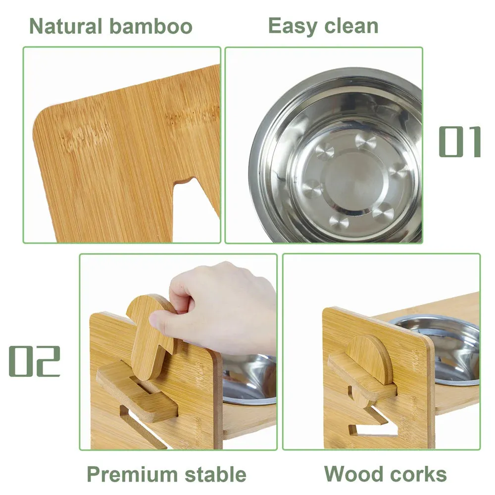 Elevated Dog Bowls with Stand Raised Dog Bowls 4