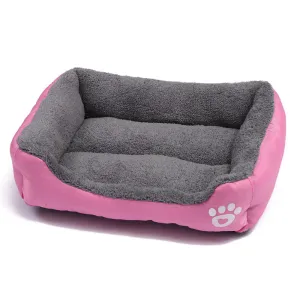 Habibi Pets Washable Plush Pet Bed