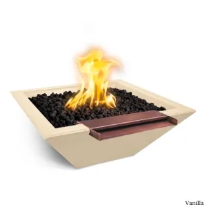 Maya Fire & Wide Spill Water Bowl - Concrete