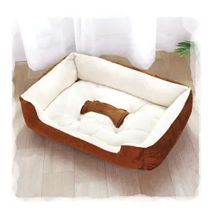 PAWS ASIA Amazon Cheap Best Sale Washable Travel Luxury Eco Friendly Plush Big Calming Beds For Dogs
