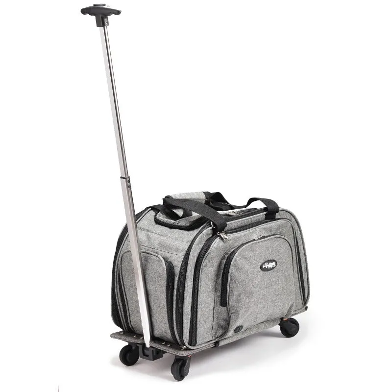 Petique, Happy Camper Dog Carrier [Tote/Shoulder Strap/Roller Bag]