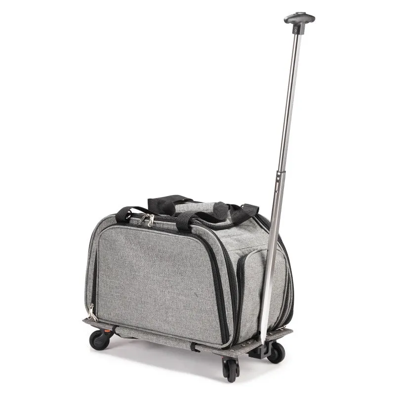 Petique, Happy Camper Dog Carrier [Tote/Shoulder Strap/Roller Bag]