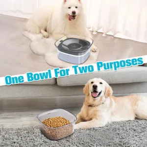 Quench & Splash: 2L Dog Water Bowls - Floating, Anti-Wet Mouth, and Large Capacity Drinker for Dogs and Cats!
