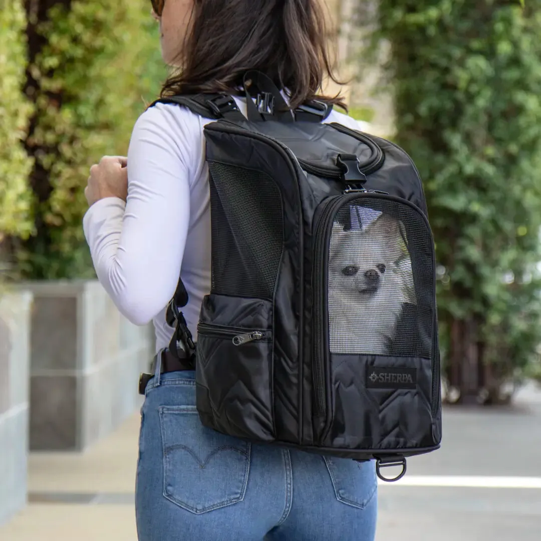 SHERPA Deluxe Convertible Pet Carrier & Backpack, Medium