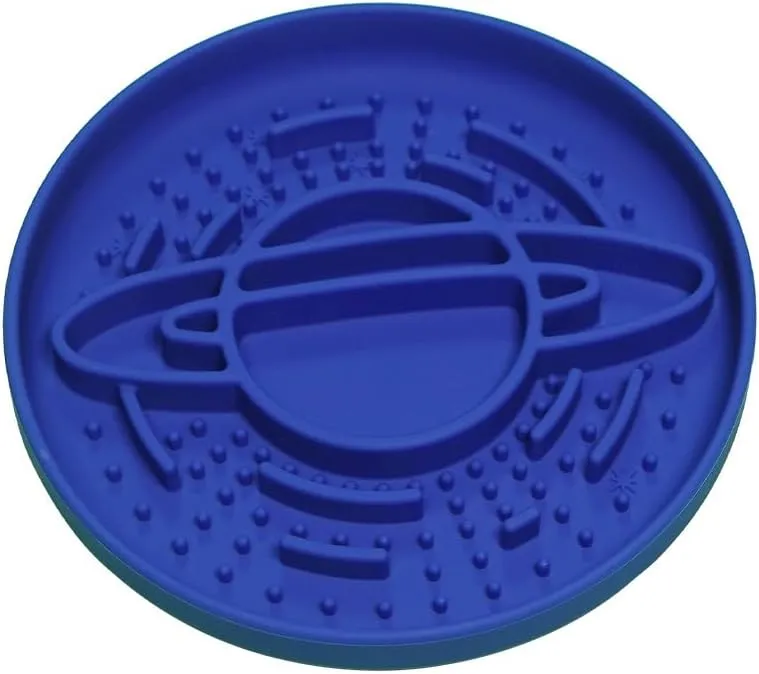 Silicone Slow Feeder Dog Bowl, Anti-Choke Design, Durable Silicone Pet Bowl for Healthy Eating, Non-Slip and Easy to Clean (Blue)